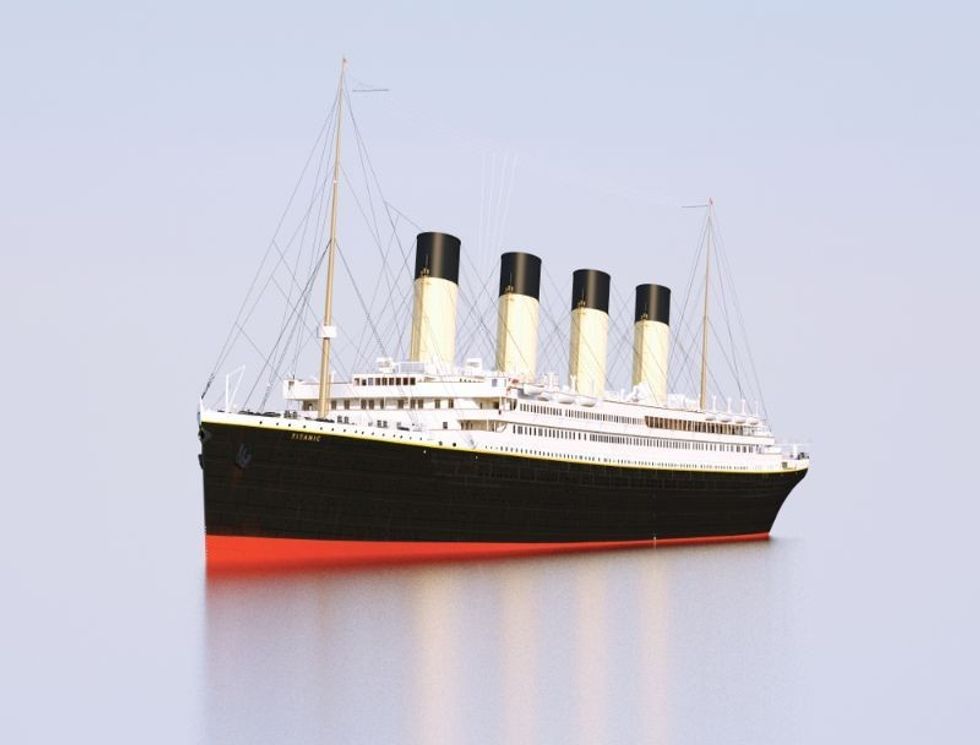 3D Titanic Rendering