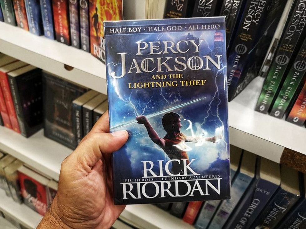 A book named Percy Jackson