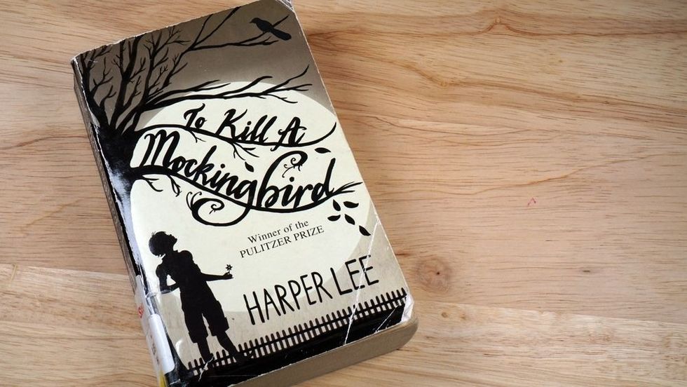 A copy of Harper Lee's To Kill A Mockingbird.