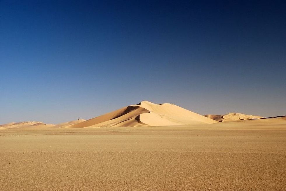A desert in Oman.