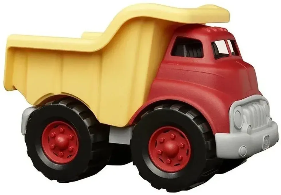 A Green Toys Dump Truck.