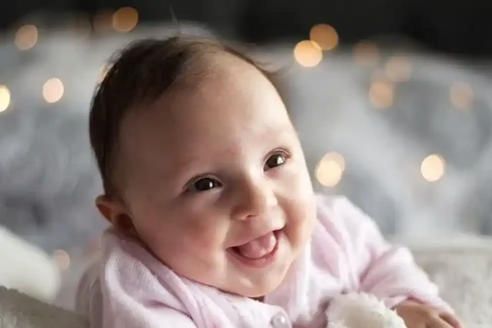 A happy baby 