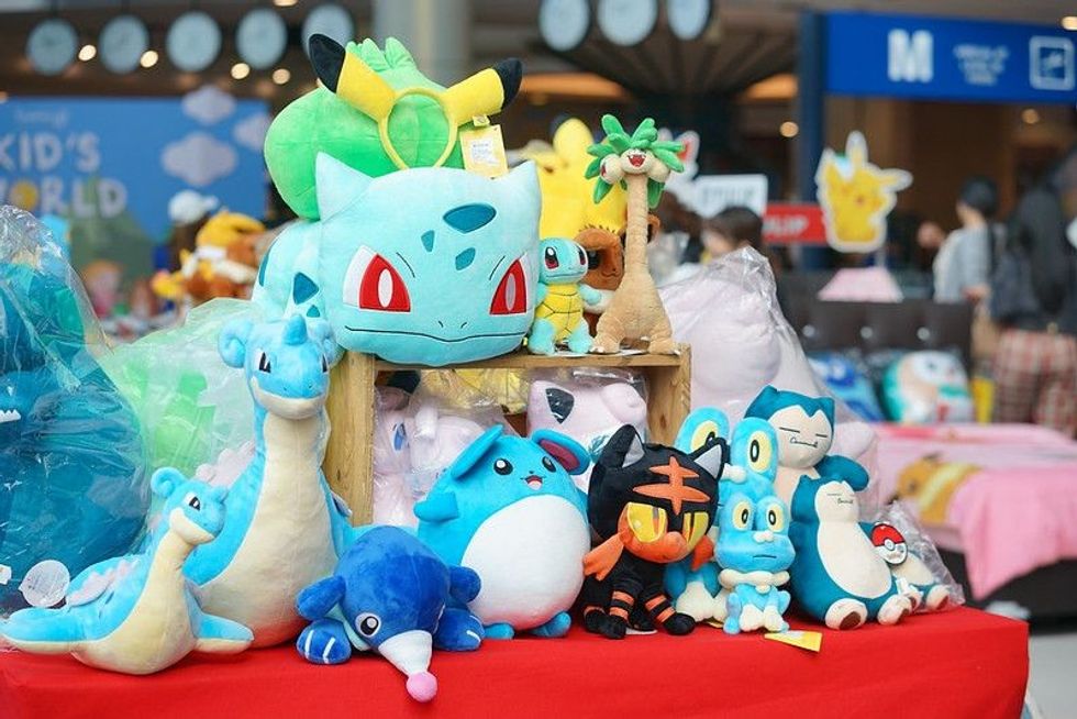 A soft plush and other merchandises from Pokemon animation - Nicknames