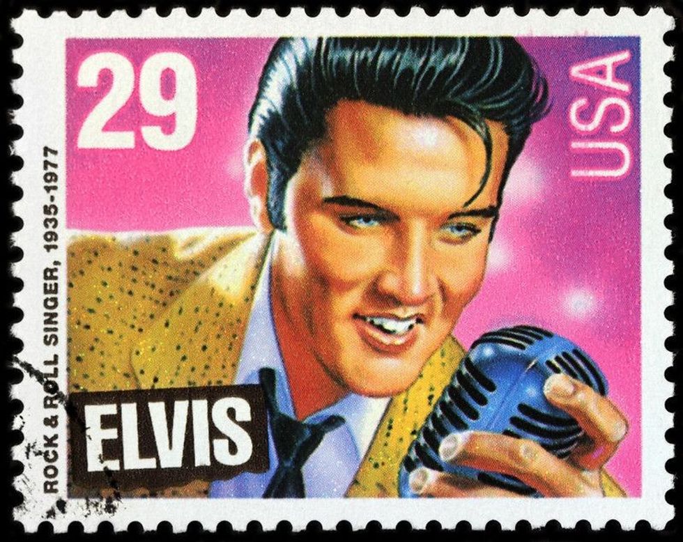 A stamp printed by UNITED STATES shows
