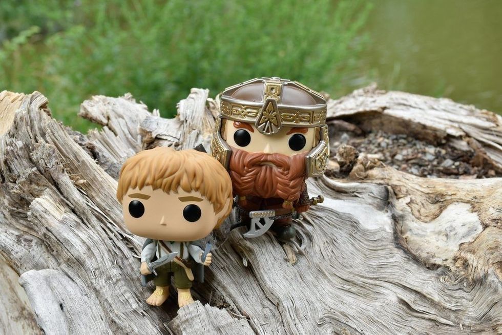 Action figures of Gimli dwarf