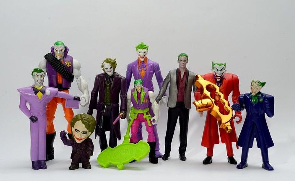 Action figurines of DC Characters