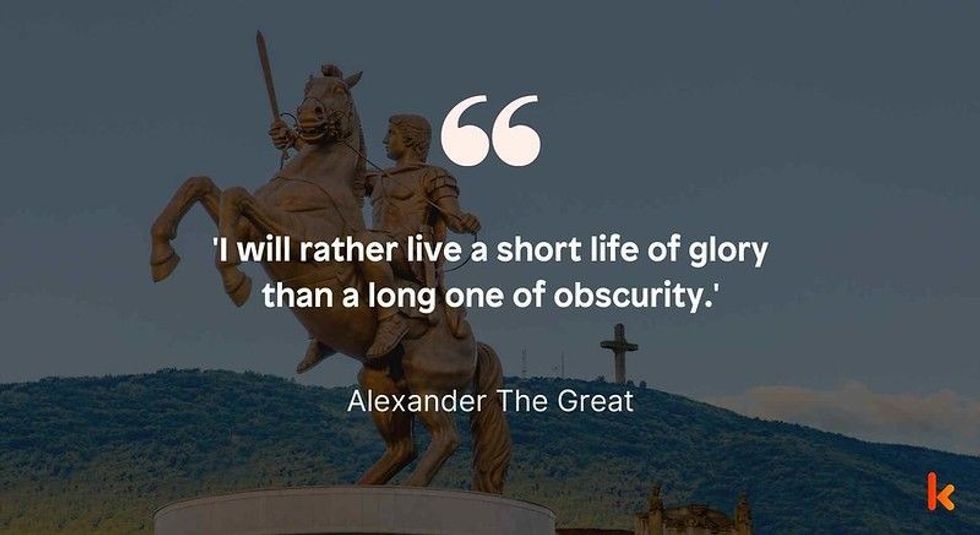 Alexander The Great Quote On Success