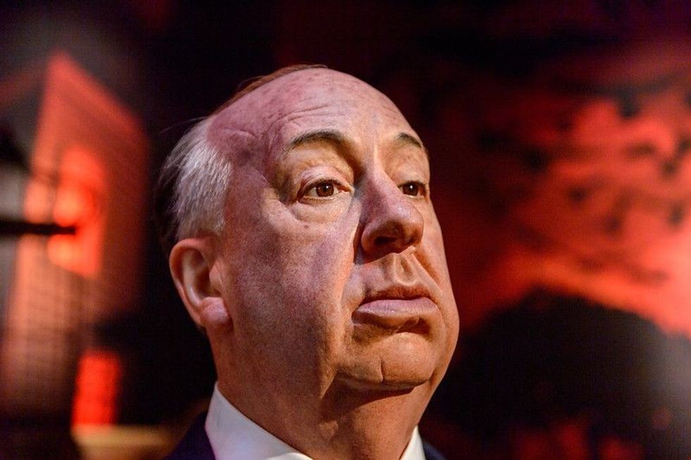 Alfred Hitchcock at the Madame Tussauds museum