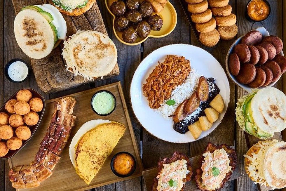 An image of a main course meal set on a table.