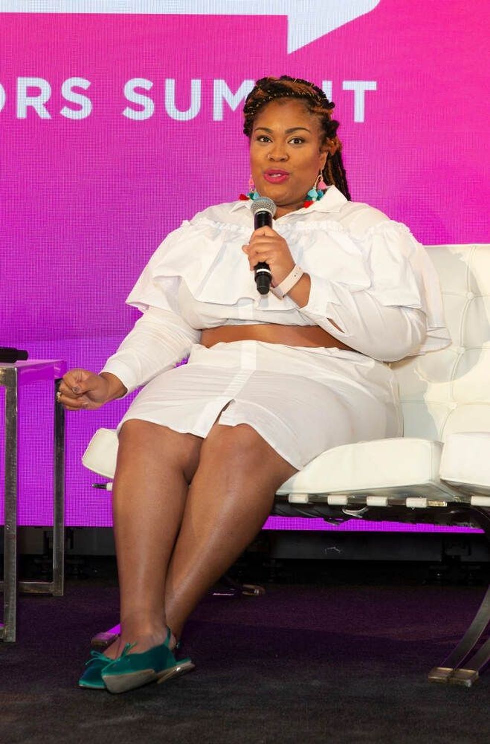 Angie Thomas attends an event