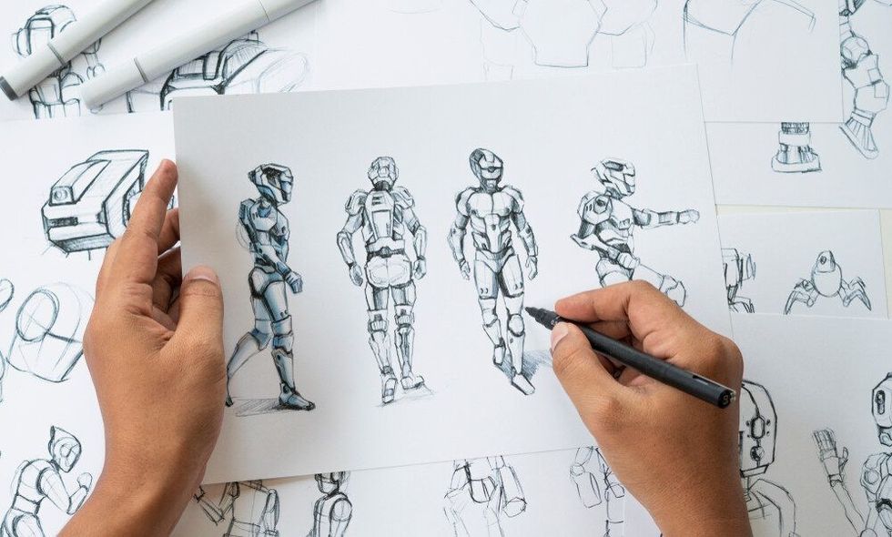 Animator designer Development designing.