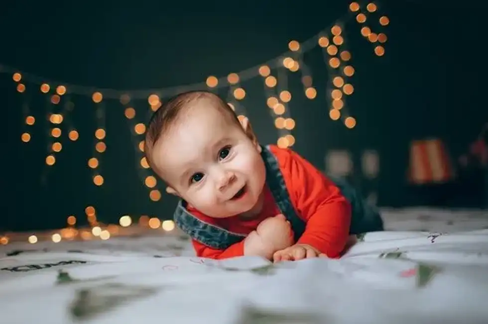 At 8 and 9 months old your baby's sure to love playing all sorts of silly games with you.