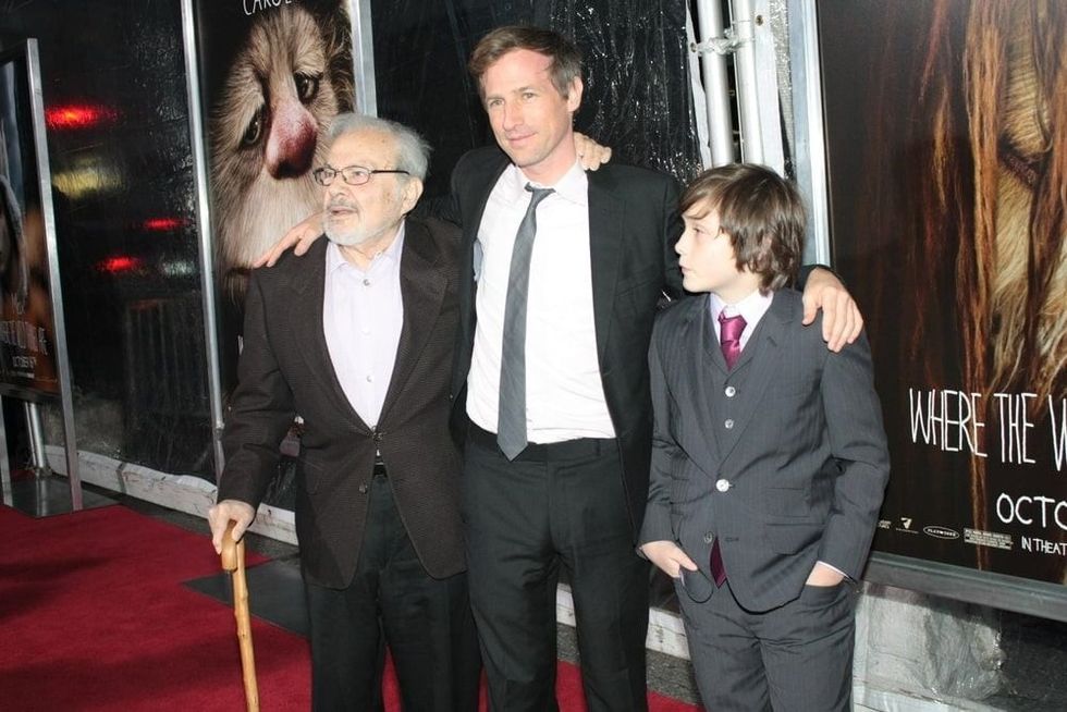 Author Maurice Sendak attends the "Where the Wild Things Are" premier