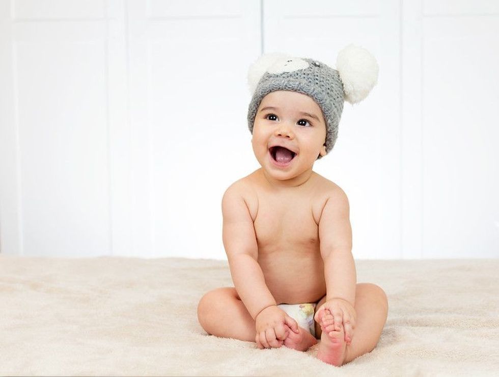 Baby boy sittin g on mat - Nicknames