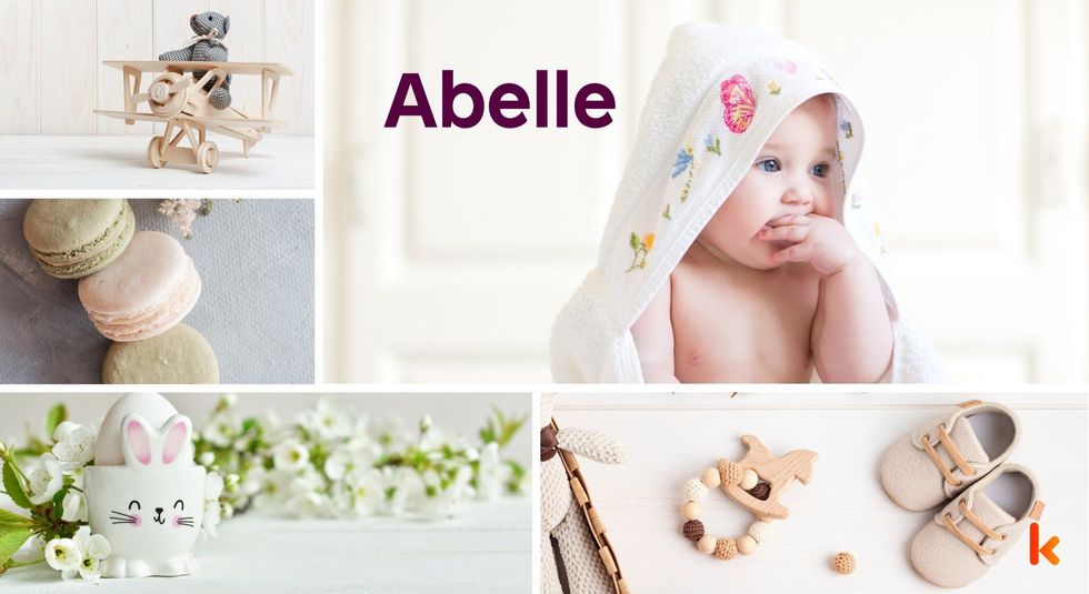 Baby name abelle - cute baby, macarons, toys & shoes.