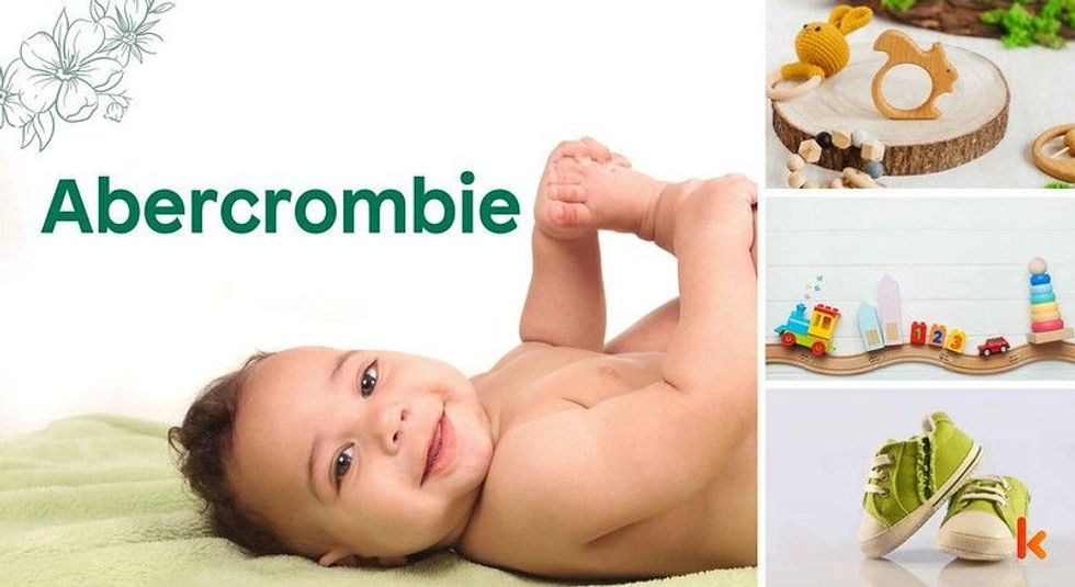 Baby Name Abercrombie - cute baby, teether, shoes, toys.