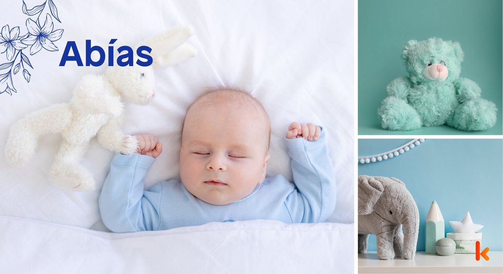 Baby name abías - cute baby & stuffed toys.