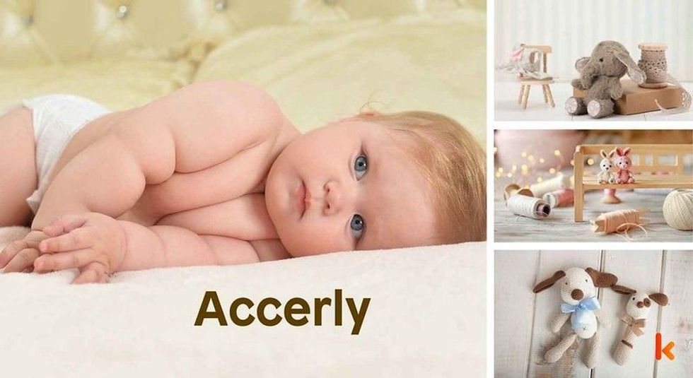 Baby name Accerly - cute baby, soft toys, threads and crochet toys.
