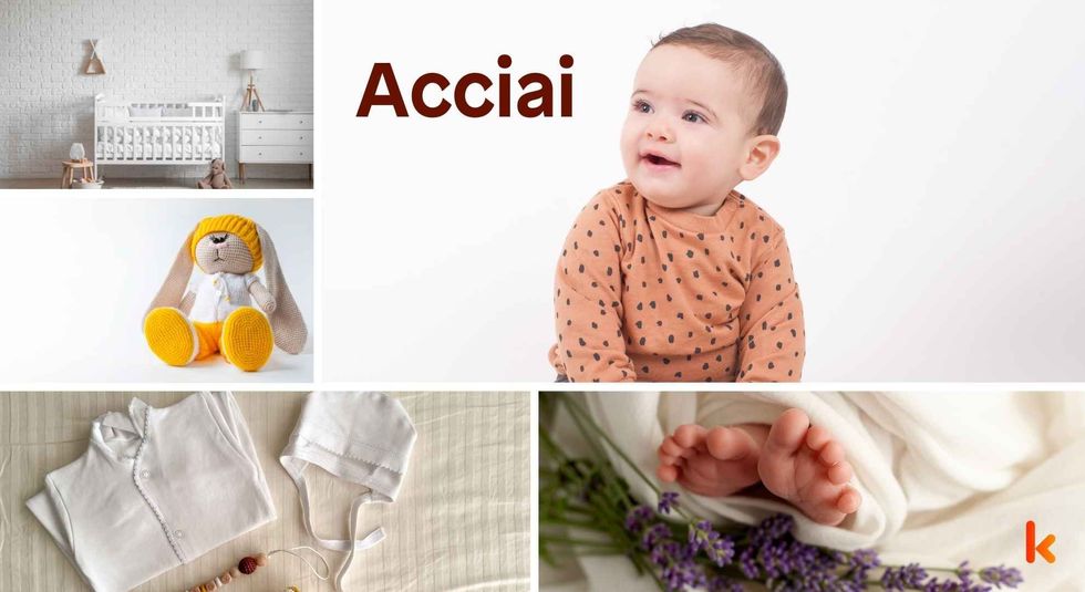 Baby name Acciai - cute baby, baby room, baby clothes, toys & baby feet