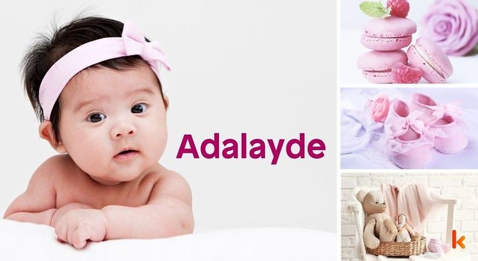 Baby name Adalayde - cute, baby, macaron, toys, clothes.