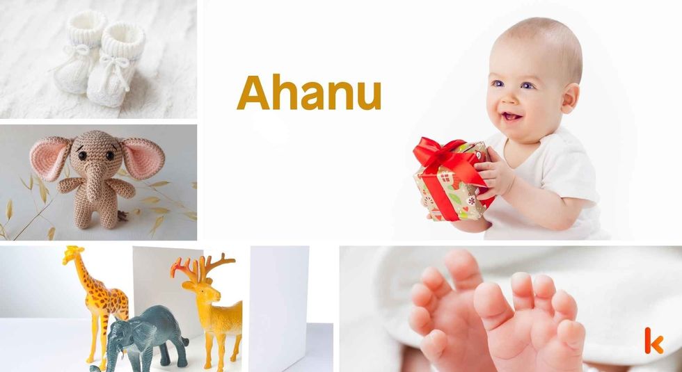 Baby Name Ahanu - cute baby, baby toot, baby booties, toys.