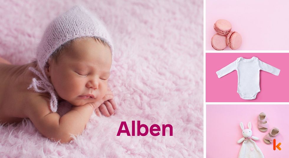 Baby name Alben - cute, baby, macaron, toys, clothes