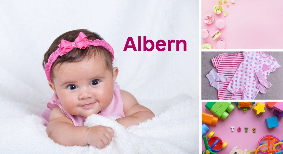Baby name Albern - cute, baby, macaron, toys, clothes