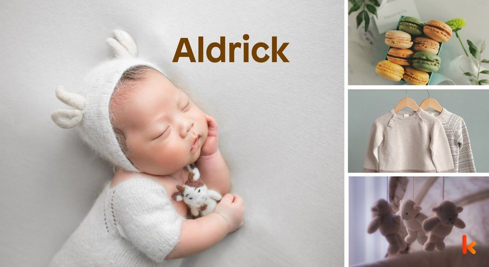 Baby name Aldrick - cute, baby, macaron, toys, clothes