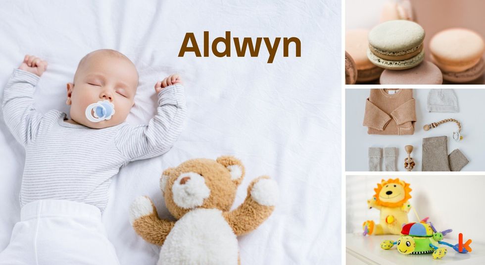 Baby name Aldwyn - cute, baby, macaron, toys, clothes