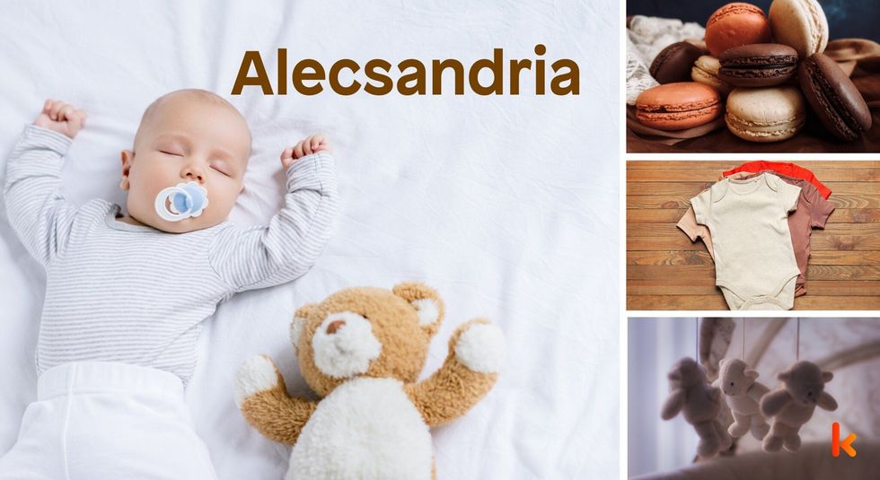 Baby name Alecsandria - cute, baby, macaron, toys, clothes