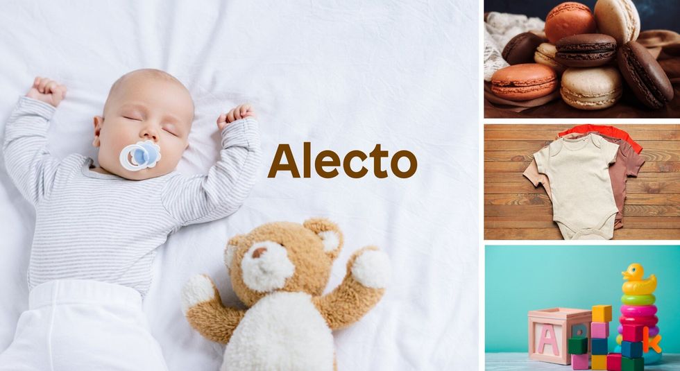 Baby name Alecto - cute, baby, macaron, toys, clothes