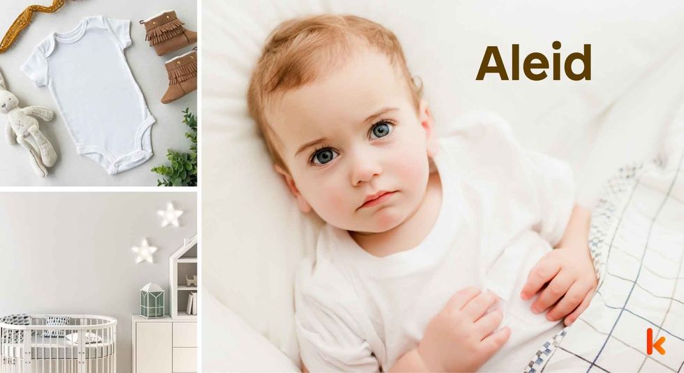 Baby name Aleid - cute baby, clothes, crib, accessories and toys.