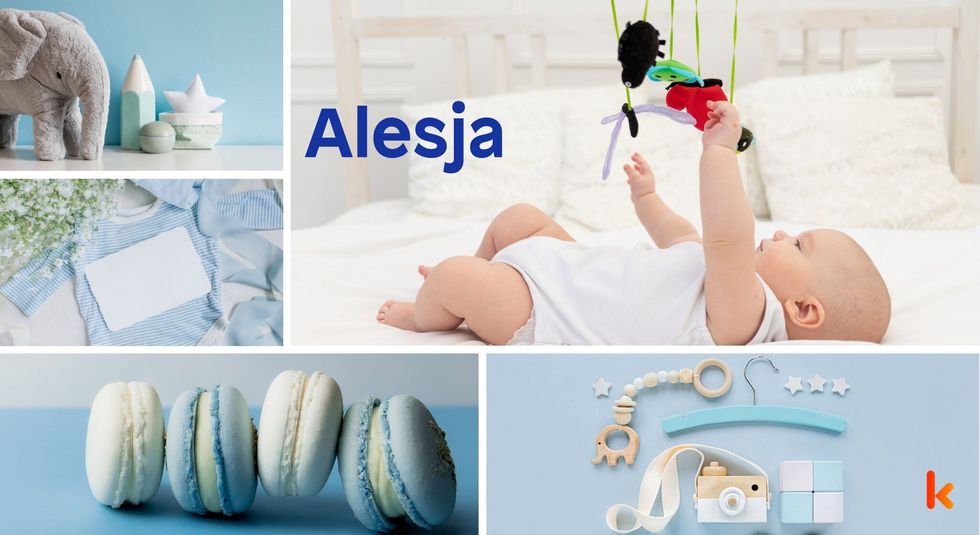 Baby name Alesja - cute baby, toys, baby clothes, accessories & macarons
