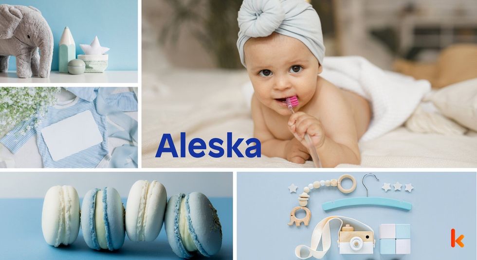 Baby name Aleska - cute baby, toys, baby clothes, accessories & macarons