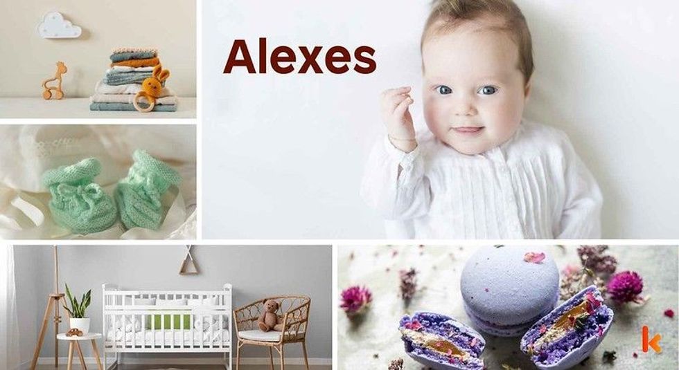 Baby name Alexes - cute baby, baby booties & macarons