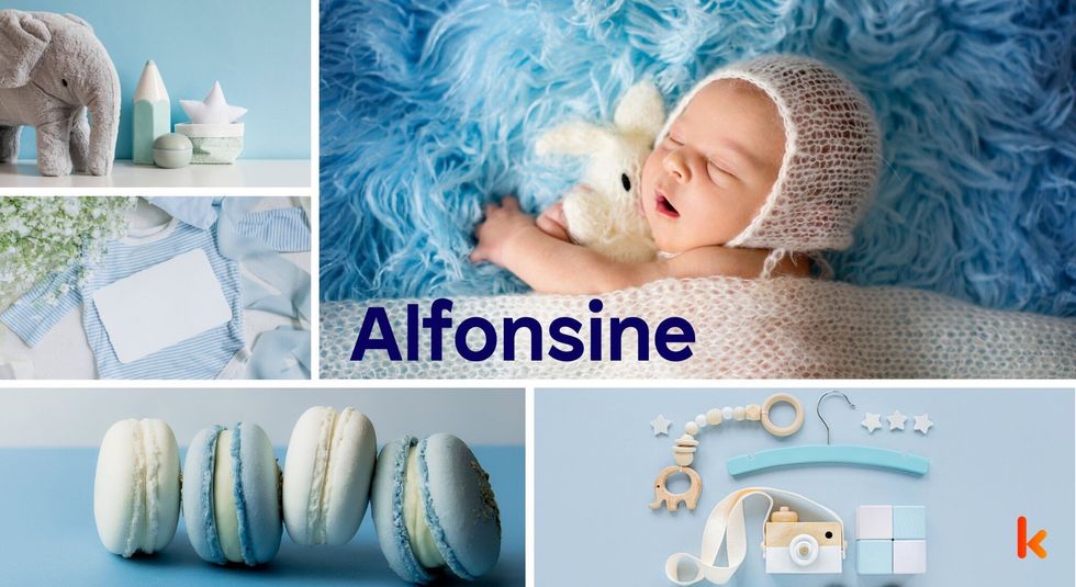 Baby name Alfonsine - cute baby, baby toys, baby clothes, baby accessories & macarons