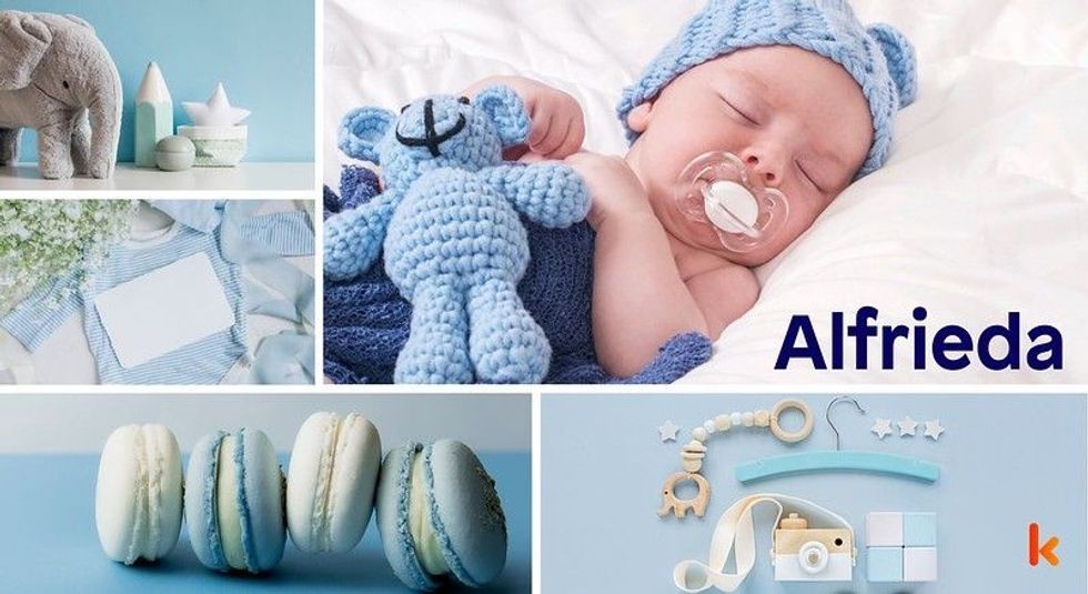 Baby name Alfrieda - cute baby, baby toys, baby clothes, baby accessories & macarons
