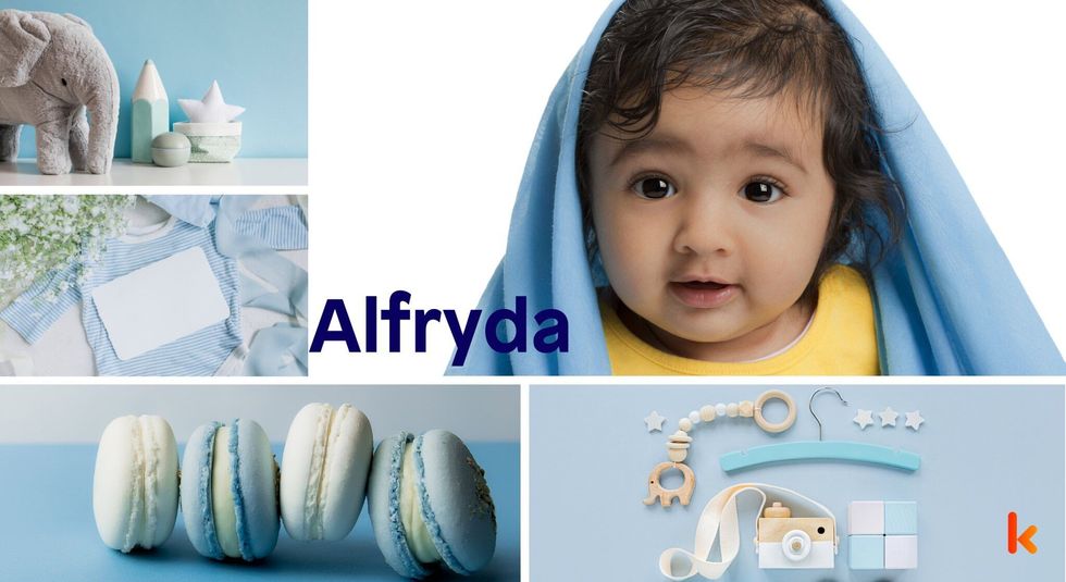 Baby name Alfryda - cute baby, baby toys, baby clothes, baby accessories & macarons