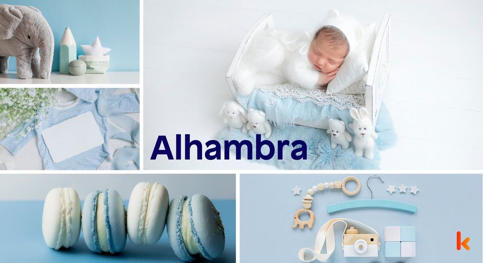 Baby name Alhambra - cute baby, baby toys, baby clothes, baby accessories & macarons