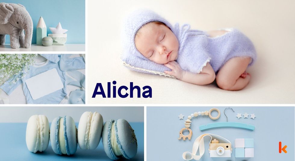Baby name Alicha - cute baby, baby toys, baby clothes, baby accessories & macarons