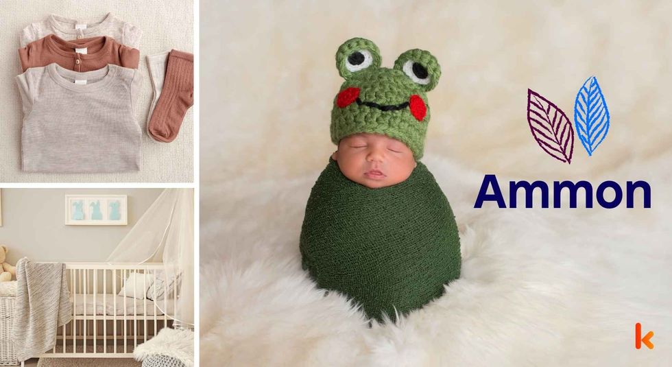Baby name Ammon - cute baby, clothes, crib, accessories and toys.