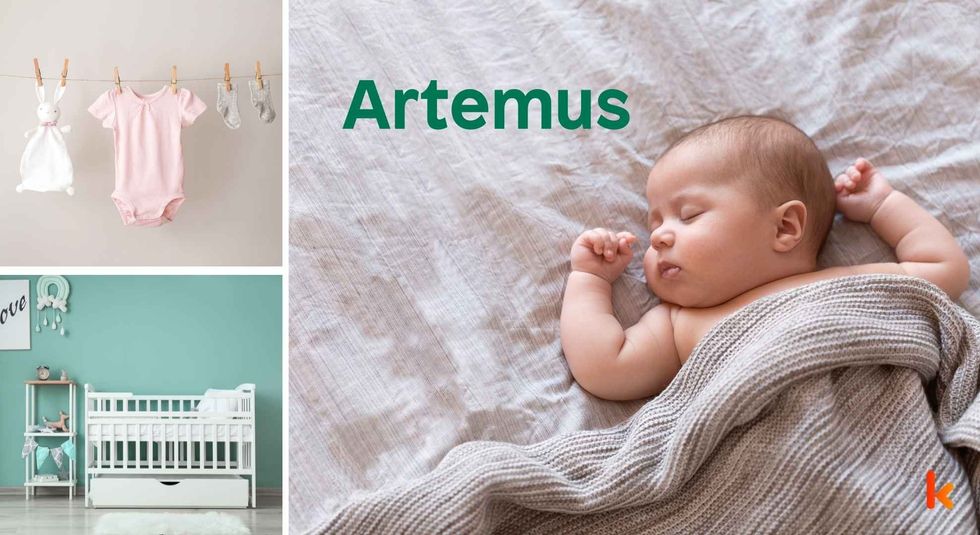 Baby name Artemus - cute baby, clothes, crib, accessories and toys.
