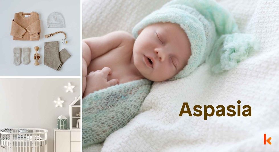 Baby name Aspasia - cute baby, clothes, crib, accessories and toys.