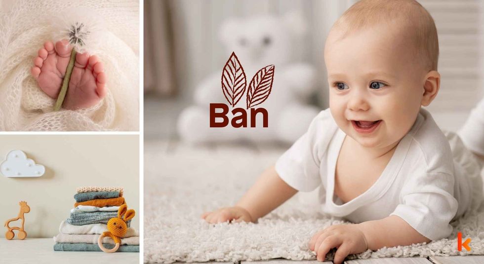 Baby name Ban - Cute baby, clothes, feet. 