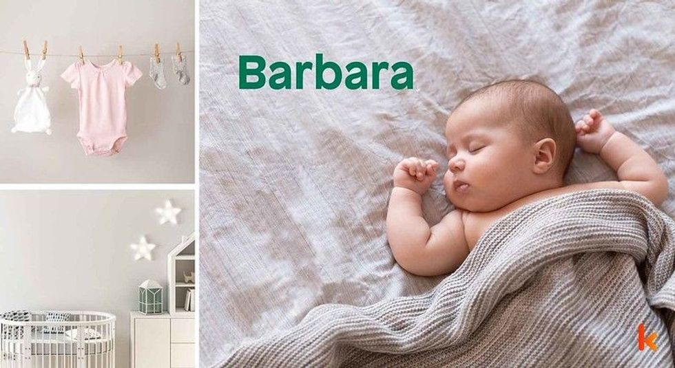 Baby name Barbara - cute baby clothes crib toys accessories