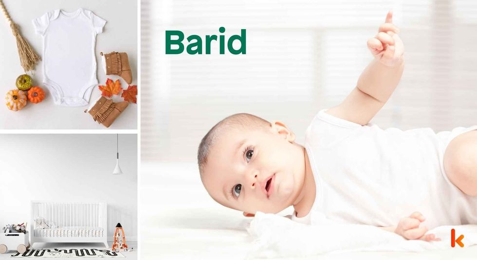 Baby name Barid - cute baby, clothes, crib, accessories and toys.