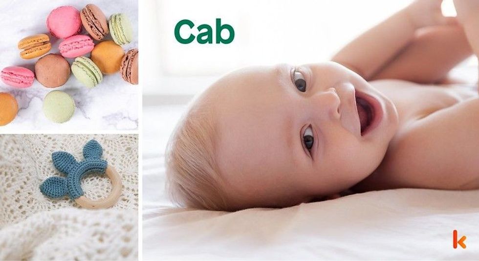 Baby name Cab - cute baby, macarons, teether