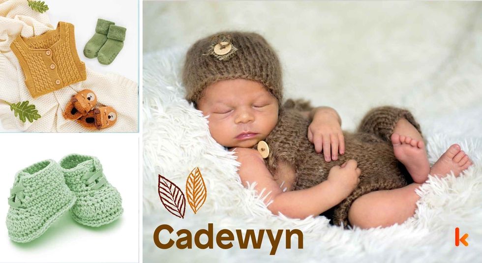 Baby name Cadewyn - cute baby, clothes, booties