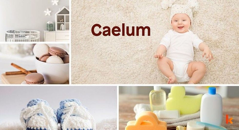 Baby Name Caelum - cute baby, crib, clothes, accessories, macarons