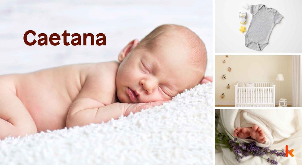 Baby name Caetana - cute baby, baby crib, baby feet & baby clothes